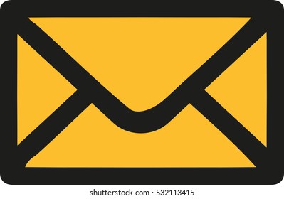 Yellow Envelope Icon