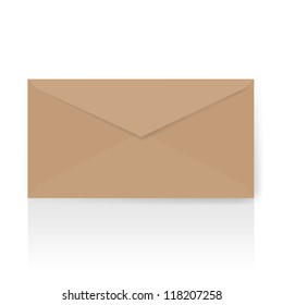 yellow envelope over white background.
