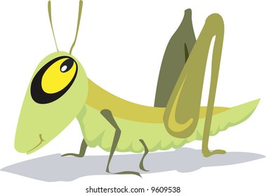  yellow eyed grasshopper wooing with eyes open	