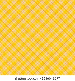 Patrón de tela amarillo, patrón de papel de regalo, Imagen de fondo cuadrada de la rejilla