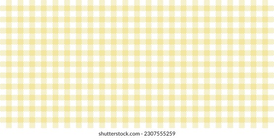 yellow fabric pattern texture - vector textile background for your design