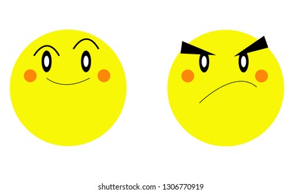 yellow face emotions