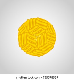 Yellow Fever Virus Vector Logo Icon Illustration