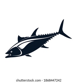 yellow fin tuna logo, nice for company logo, business icon, etc