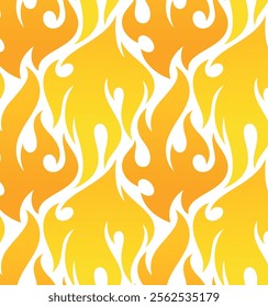 Yellow fire pattern used in artwork and textile design. Blazer Flame Patterns Wallpaper Background