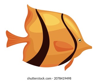 Yellow Fish Exotic Sealife Icon