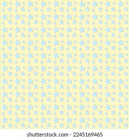 yellow five-pointed star seamless background