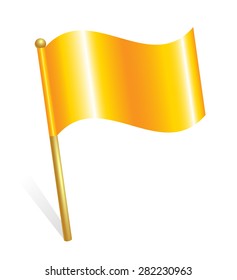 Yellow flag icon