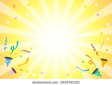 yellow flash background for party