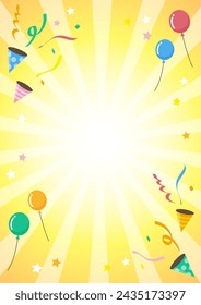 yellow flash background for party