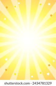 yellow flash background with stars