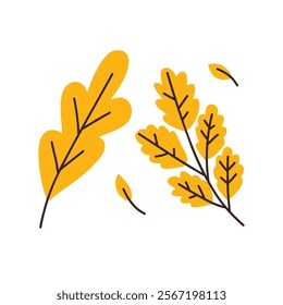 Yellow Flat Vector Background Minimalist Endless Isolated Element