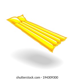 Yellow Floating Mattress