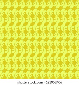 Yellow floral patterned background