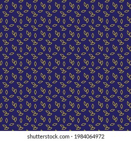 Yellow floral patterns on royal blue background