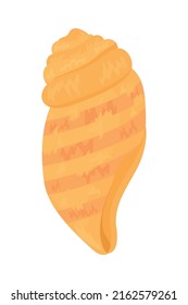yellow florida shell cone icon