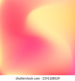 Yellow Flow Orange Bright Fluid Gradient Background. Liquid Trendy Red Curve Sunset Background. Neon Peach Pink Sunrise Design Picture. Watercolor Warm Color Pastel Vibrant Swirl Gradient Mesh.