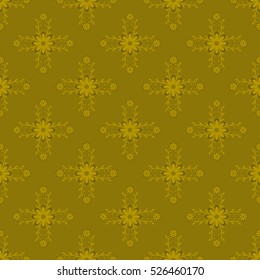 yellow flower abstract graphic pattern vector flora mustard