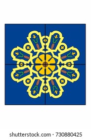 Yellow flower carpet