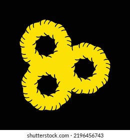 Yellow Flower Logo Template Design 