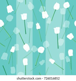 Yellow flower is the sky. The tulip is in the spring. Yellow flower is vector for seamless, pattern and background. Draw image and not trace or copy.
