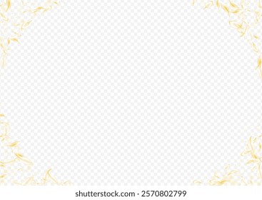 Yellow Flower Spring Vector Transparent Background. Beige Japan Sakura Template. Gold Lotus Fall Poster. White Rose Blur Design. Flying Cherry Cover.