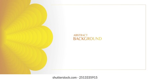 A yellow flower-like shape on a white background.
