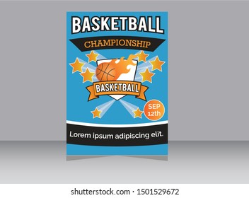 Yellow Flyer design sports invitation template. Can be adapt to Brochure, Annual Report, Magazine, Poster. Modern business cover and flyer template. Multipurpose flyer background, Health Fitness Flyer