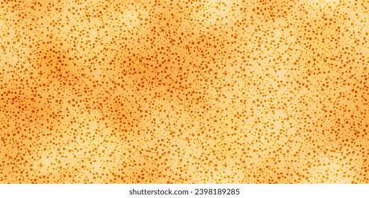 Yellow foam sponge seamless texture. Vector illustration. Synthetic material vector pattern. Vinyl acetate sheet background. Bath cleanser or shower scrubber