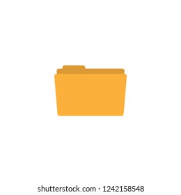 Yellow folder graphic design template vector illustration