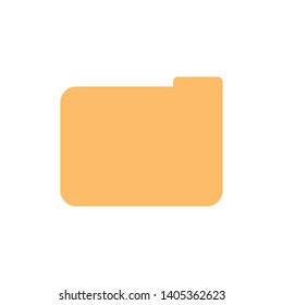 Yellow Folder and Portfolio Icon