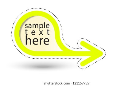 yellow frame for any text