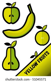 Yellow fruits