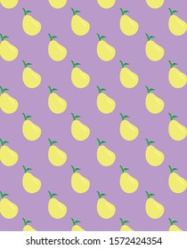yellow fruits pattern with background