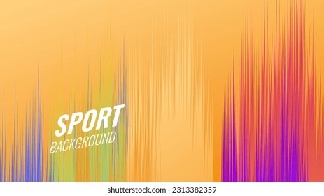 Fondo amarillo futurista de juego. fondo futurista brillante degradado