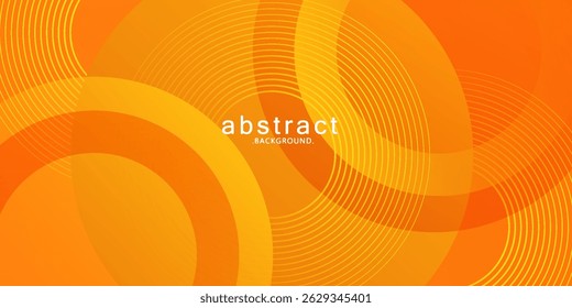 Gelber geometrischer abstrakter Hintergrund überlappende Schichten auf hellem Raum mit Linieneffekt Dekoration.Vektor eps10