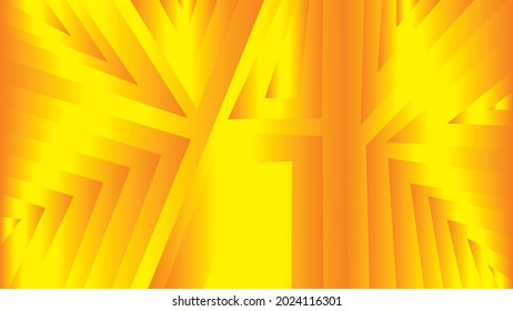 Yellow geometric abstract background with triangles. Vector illustration. Eps 10