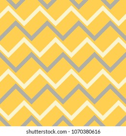 Yellow geometric background. Bright seamless pattern for wallpapers, textile and fabrics