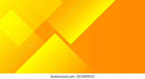 Yellow geometric background with gradient color 