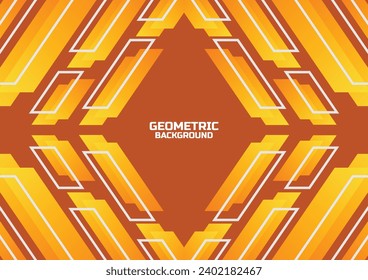 yellow geometric background modern design