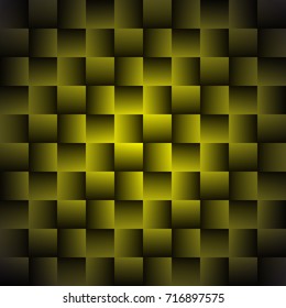 Yellow Geometric Background with Squares - Abstract Wallpaper