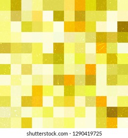 Yellow geometric pattern for business presentations or web template banner flyer. Seamless. Vector illustration