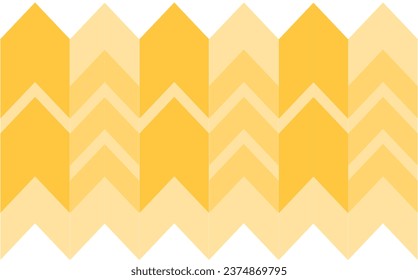 Yellow Geometric pattern, vector, abstract, seamless, serpentine ornament, black, white and orange, optical perspective, symmetry outline, gift wrap, bedding and fabric, interior decoration.