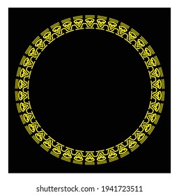 Yellow geometric patterns. Abstract background and Seamless texture design.