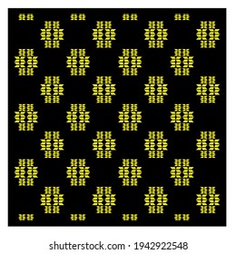 Yellow geometric patterns.
Abstract background and Seamless texture design.