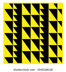 Yellow geometric patterns. Abstract background and Seamless texture design.