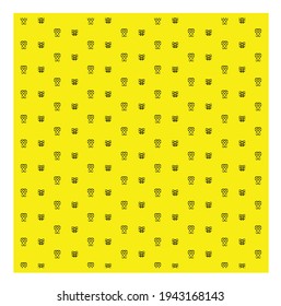 Yellow geometric patterns. Abstract background and Seamless texture design.