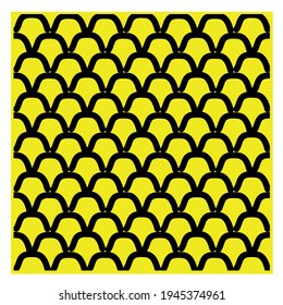 Yellow geometric patterns.
Abstract background and Seamless texture design.