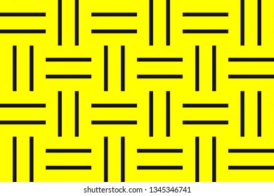 Yellow geometric seamless pattern in modern stylish. Abstract background. Vector seamless pattern