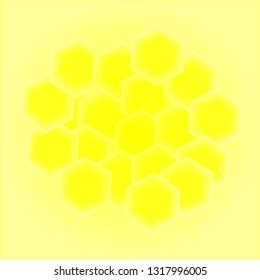 yellow geometric shapes